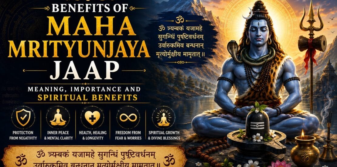 Mahamrityunjaya Jaap benefits – Lord Shiva with sacred mantra and spiritual meditation