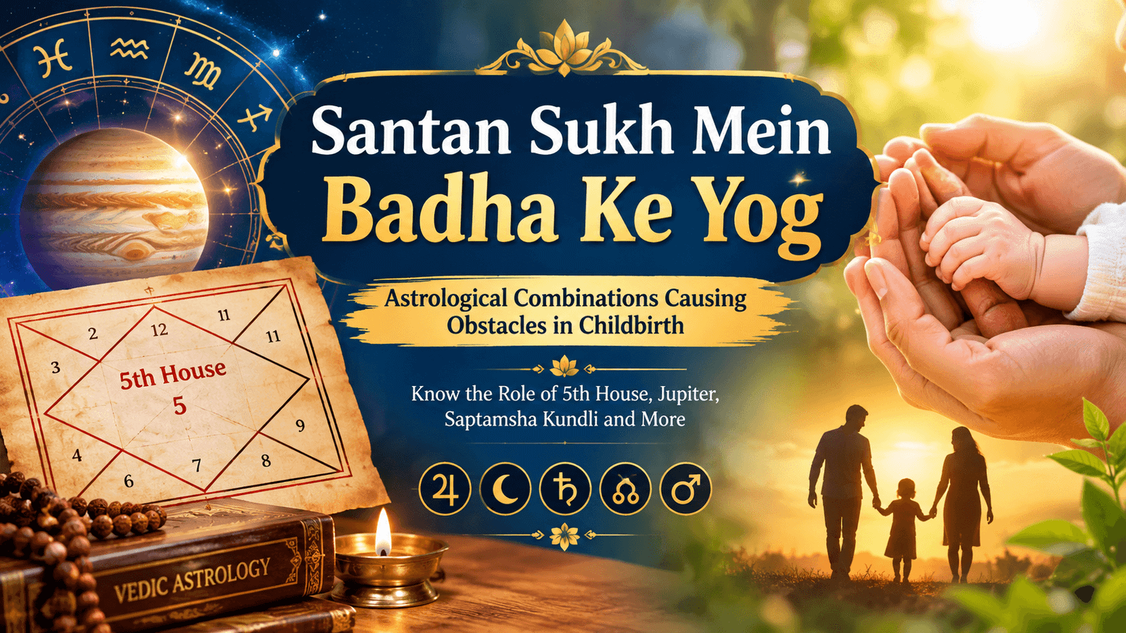 Santan Sukh Mein Badha Ke Yog – childbirth obstacles in Vedic Astrology